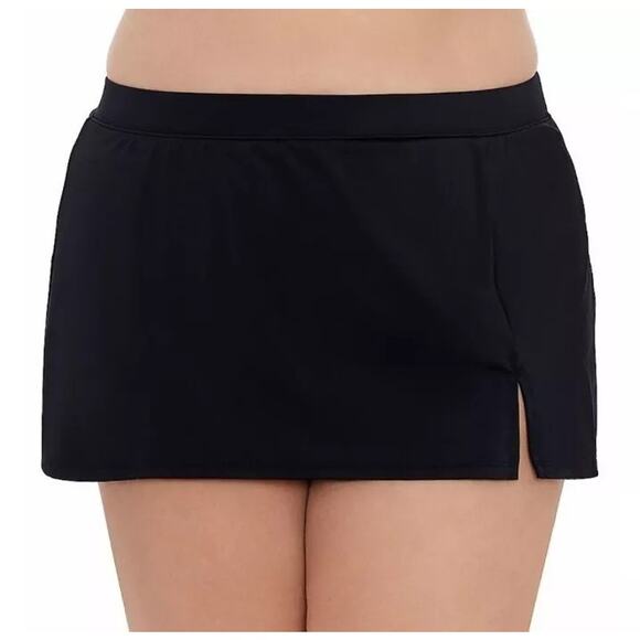 Bal Harbour Women's Tummy Control UPF 50+ Swim Skirt Black NEW ~ Size XXL - Picture 1 of 6